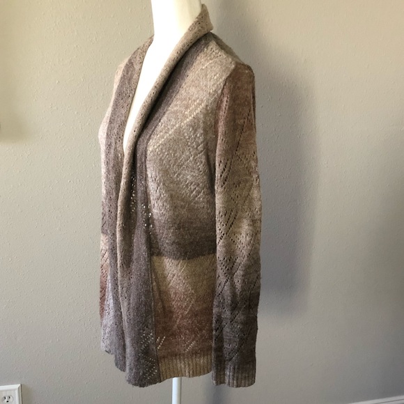 Shades of brown ombré cardigan - Picture 3 of 6